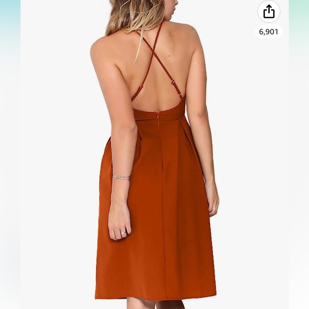 Rust Dress Adjustable Strap - Picture 2 of 4